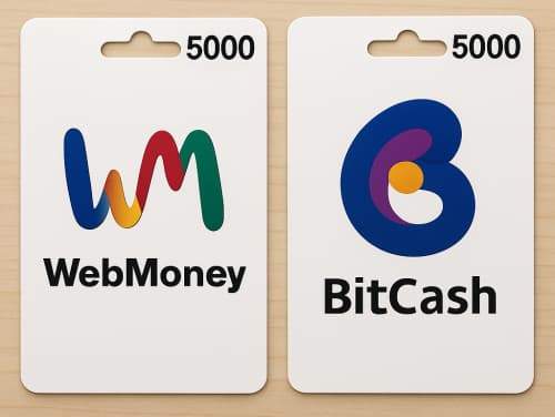 プリペイドカード（WebMoney・BitCash）